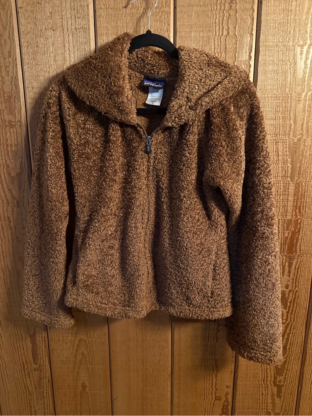 Patagonia Vintage Synchilla “Curly-Q” Deep Pile Fleece Jacket Small